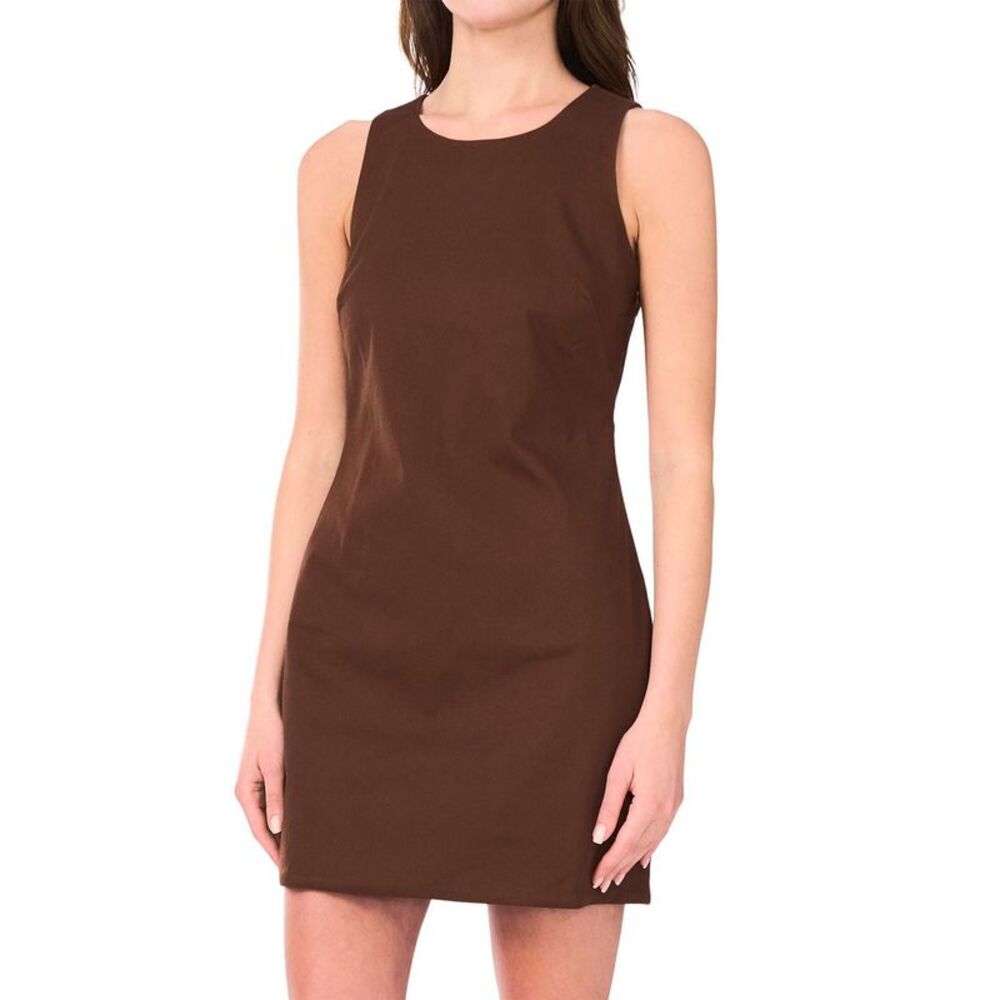 1.State Womens Sleeveless Sheath Mini Dress XL Chocolate - NWT $109